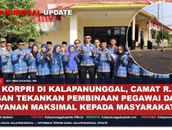 Apel KORPRI Di Kalapanunggal, Camat R. Ade Akhsan Tekankan Pembinaan Pegawai Dan Pelayanan Maksimal Kepada Masyarakat