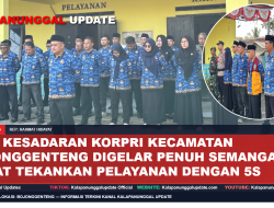 Apel Kesadaran Korpri Kecamatan Bojonggenteng Digelar Penuh Semangat, Camat Tekankan Pelayanan dengan 5S