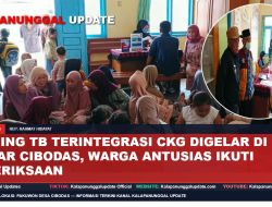 Tracing TB Terintegrasi CKG Digelar Di PAUD Mawar  Cibodas, Warja Antusias Ikuti Pemeriksaan