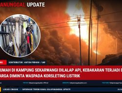 3 Unit Rumah Di Kampung Sekarwangi Dilalap Api, Kebakaran Terjadi Dini Hari! Warga Diminta Waspada Korsleting Listrik