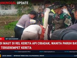 Tragedi Maut Di Rel Kereta Api Cibadak, Wanita Paruh Baya Tewas Terserempet Kereta