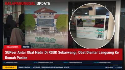SUPeer Antar Obat Hadir Di RSUD Sekarwangi, Obat Diantar Langsung Ke Rumah Pasien