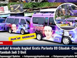 Jumat Berkah! Armada Angkot Gratis Parlente 09 Cibadak–Cicurug Kini Bertambah Jadi 3 Unit
