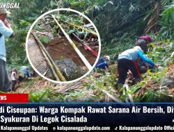 Jumsih di Ciseupan: Warga Kompak Rawat Sarana Air Bersih, Ditutup Dengan Syukuran Di Legok Cisalada
