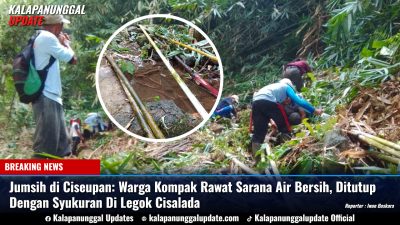 Jumsih di Ciseupan: Warga Kompak Rawat Sarana Air Bersih, Ditutup Dengan Syukuran Di Legok Cisalada