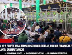 Tour Religi Ke-5 Ponpes Assalafiyyah Pasir Haur Digelar, Dua Bus Berangkat Ziarah Bersama Santri Dan Masyarakat