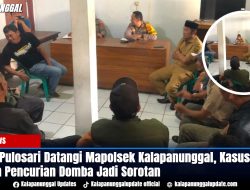 Warga Pulosari Datangi Mapolsek Kalapanunggal, Kasus Dugaan Pencurian Domba Jadi Sorotan