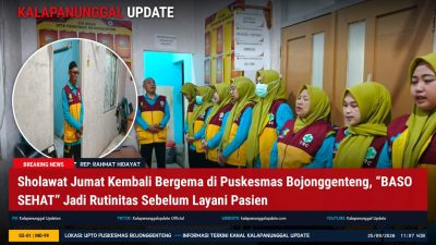 Sholawat Jumat Kembali Bergema Di Puskesmas Bojonggenteng, “BASO SEHAT” Jadi Rutinitas Sebelum Layani Pasien