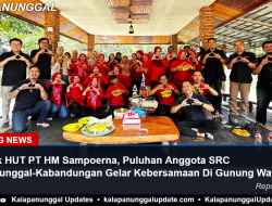 Semarak HUT PT HM Sampoerna, Puluhan Anggota SRC Kalapanunggal-Kabandungan Gelar Kebersamaan Di Gunung Wayang