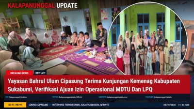 Yayasan Bahrul Ulum Cipasung Terima Kunjungan Kemenag Kabupaten Sukabumi, Verifikasi Ajuan Izin Operasional MDTU dan LPQ