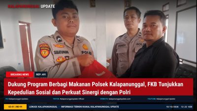 Dukung Program Berbagi Makanan Polsek Kalapanunggal, FKB Tunjukkan Kepedulian Sosial dan Perkuat Sinergi dengan Polri