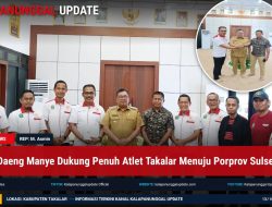 Bupati Daeng Manye Dukung Penuh Atlet Takalar Menuju Porprov Sulsel 2026