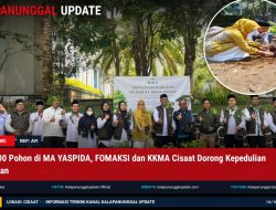 Tanam 100 Pohon di MA YASPIDA, FOMAKSI dan KKMA Cisaat Dorong Kepedulian Lingkungan