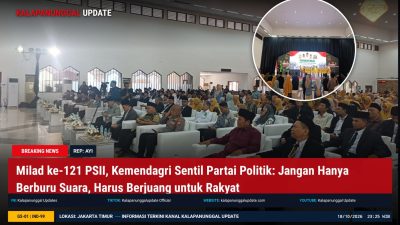 Milad ke-121 PSII, Kemendagri Sentil Partai Politik: Jangan Hanya Berburu Suara, Harus Berjuang untuk Rakyat