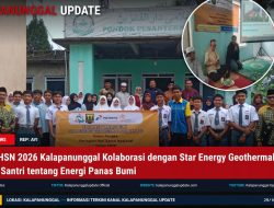 Panitia HSN 2026 Kalapanunggal Kolaborasi dengan Star Energy Geothermal Salak, Edukasi Santri tentang Energi Panas Bumi
