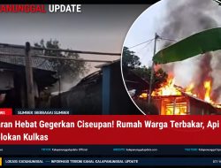 Kebakaran Hebat Gegerkan Ciseupan! Rumah Warga Terbakar, Api Diduga Dari Colokan Kulkas