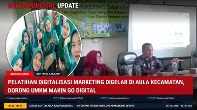 Pelatihan Digitalisasi Marketing Digelar Di Aula Kecamatan, Dorong UMKM Makin GO Digital