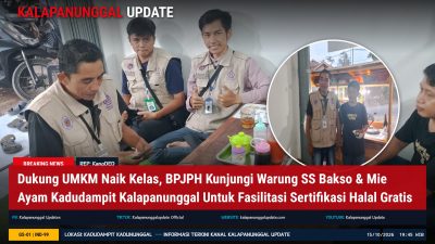Dukung UMKM Naik Kelas, BPJPH Kunjungi Warung SS Bakso & Mie Ayam Kadudampit Kalapanunggal Untuk Fasilitasi Sertifikasi Halal Gratis