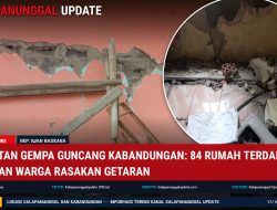 Rentetan Gempa Guncang Kabandungan: 84 Rumah Terdampak, Ratusan Warga Rasakan Getaran