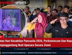 Peringatan Hari Kesaktian Pancasila 2026, Porkomincam Dan Kepala UPTD Bojonggenteng Ikuti Upacara Secara Zoom