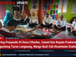 Monitoring Posyandu Di Desa Cibodas, Camat Dan Kepala Puskesmas Bojonggenteng Turun Langsung, Warga Ikuti Cek Kesehatan Gratis
