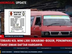 Tarif Terbaru KOL MINI L300 Sukabumi – Bogor, Penumpang Wajib TAHU! Simak Daftar Harganya