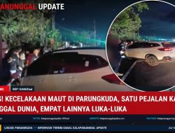 Tragis! Kecelakaan Maut Di Parungkuda, Satu Pejalan Kaki Meninggal Dunia, Empat Lainnya Luka-Luka